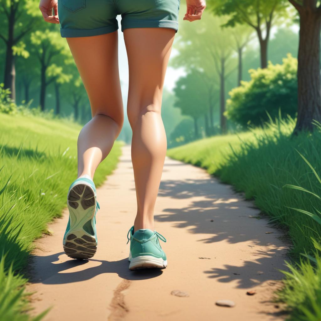 Camminate brevi per la salute delle gambe