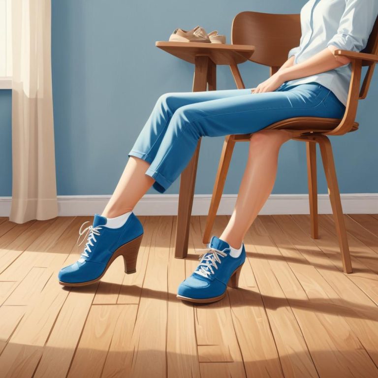 Influenza delle scarpe sul comfort delle gambe